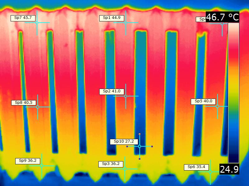 Проверка качества работы радиаторов отопления